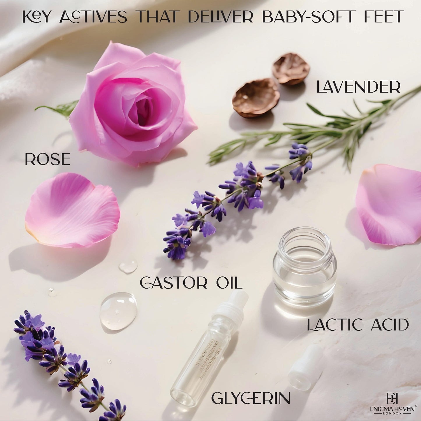 Luxury Foot Peel Mask - Exfoliating At-Home Treatment for Baby Soft Feet | Repairs Cracked Heels, Removes Dry Skin | Rose & Lavender – Gift for Women & Men (2 Pairs)
