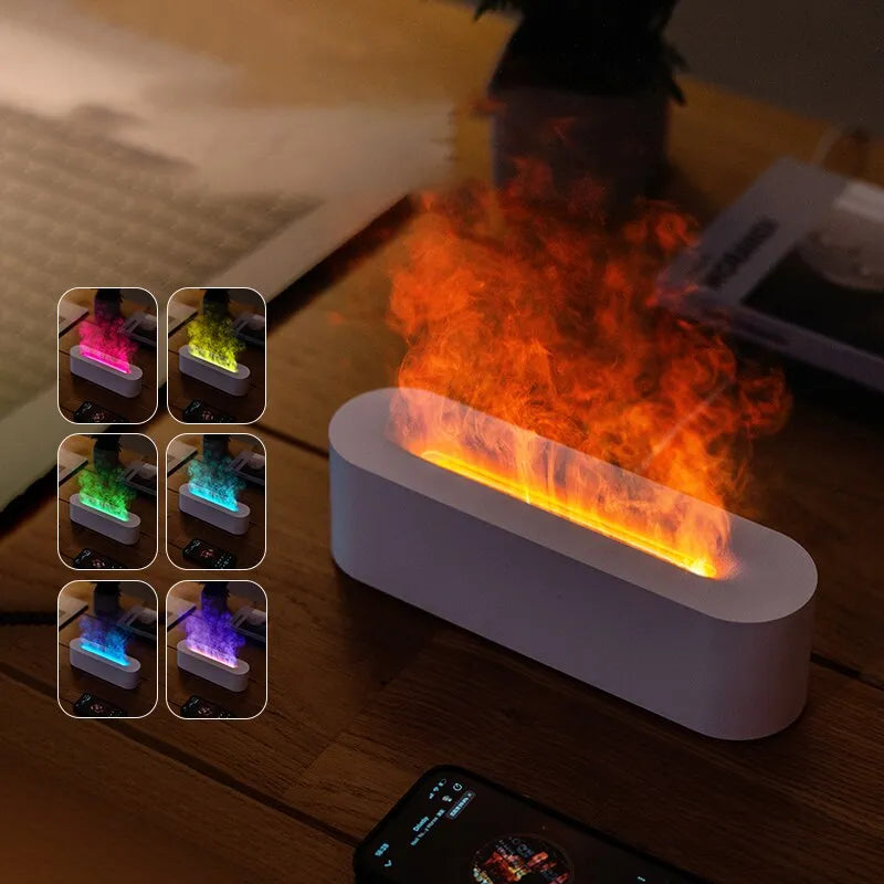 Flame Humidifier Aroma Diffuser